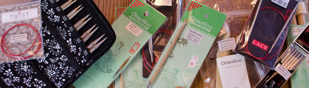 ChiaoGoo Interchangeable Bamboo Knitting Needle Tips - 4 – Skein Shop
