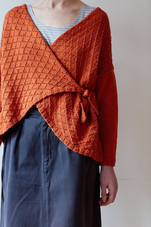 Erika Knight Yarns Gossypium Cotton Tweed, Orange