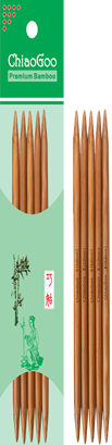 ChiaoGoo Bamboo Double Pointed Knitting Needles - 8"